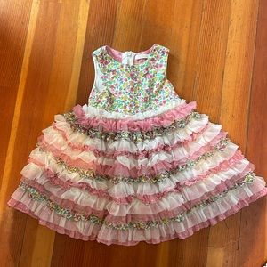 Mini Boden Tulle Ruffle Dress